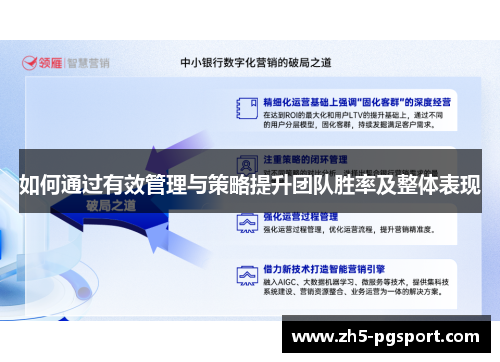 如何通过有效管理与策略提升团队胜率及整体表现